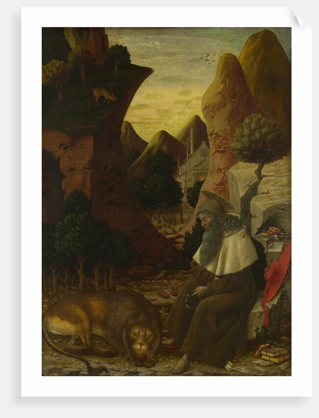 Saint Jerome in a Landscape, c. 1440 by Bono da Ferrara