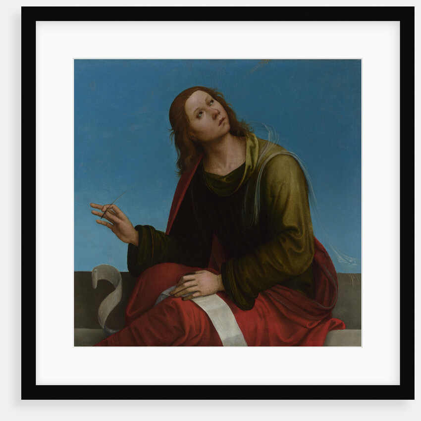 Saint John the Evangelist (High Altarpiece, Oratory of S. Pietro in Vincoli), 1505 by Lorenzo Costa