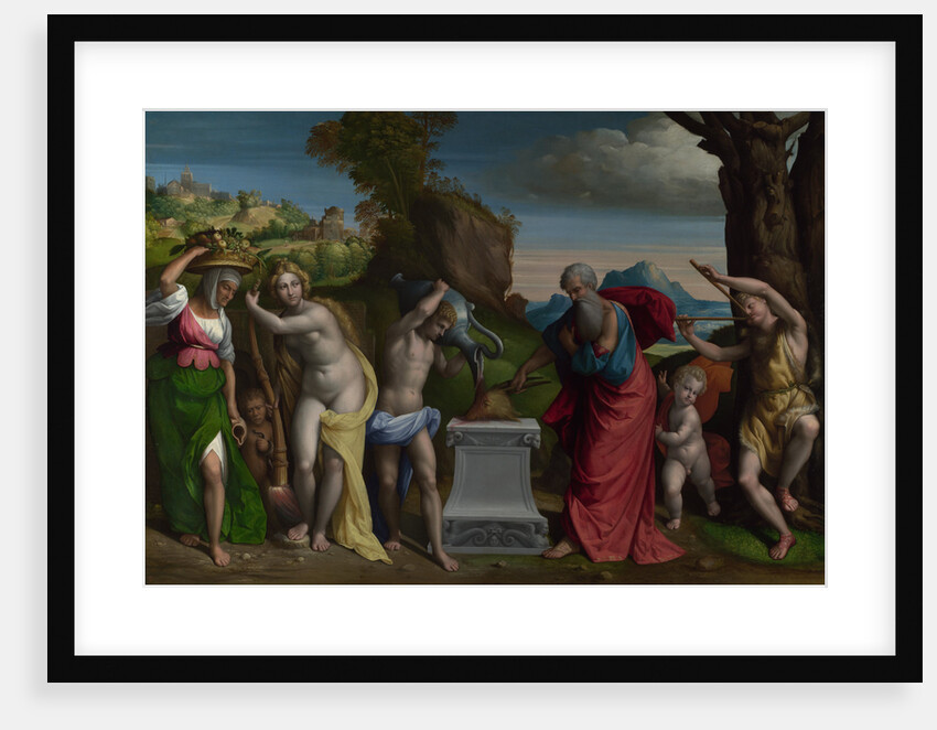 A Pagan Sacrifice, 1526 by Benvenuto Tisi da Garofalo