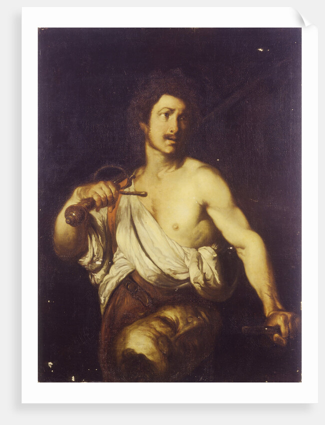 David with the Head of Goliath, c. 1635 by Bernardo Strozzi