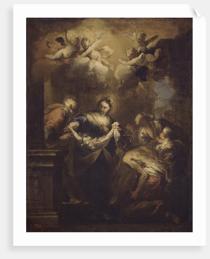 The Miracle of the Roses, 1650s by Valerio Castello