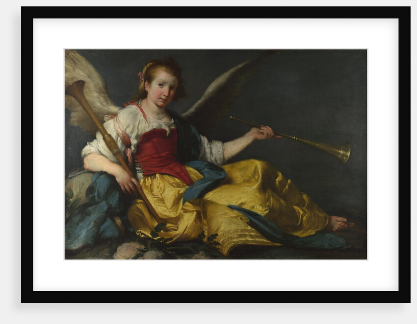 A Personification of Fame, c. 1635 by Bernardo Strozzi