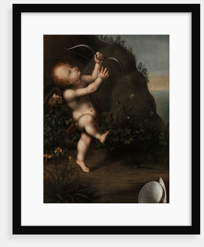 Cupid with a bow, before 1593 by Aurelio Luini