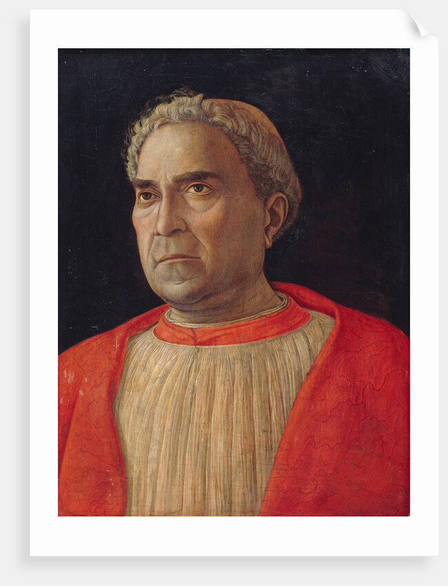 Cardinal Lodovico Trevisano, ca 1459 by Andrea Mantegna