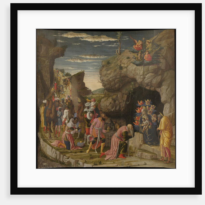 Epiphany (Trittico degli uffizi (Uffizi Tryptich), central panel), ca 1463-1464 by Andrea Mantegna