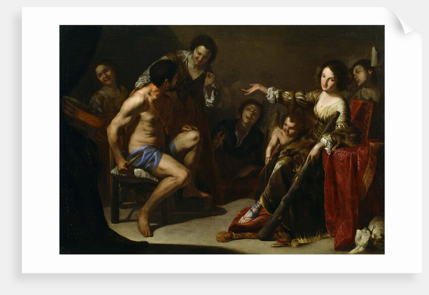 Hercules and Omphale, c. 1640 by Bernardo Cavallino