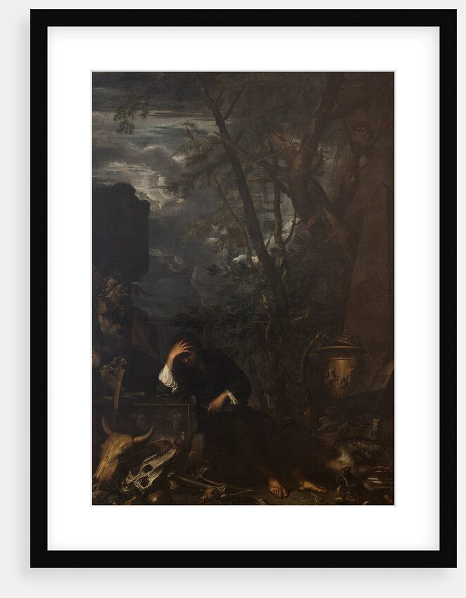 Democritus in Meditation, 1651 by Salvatore Rosa
