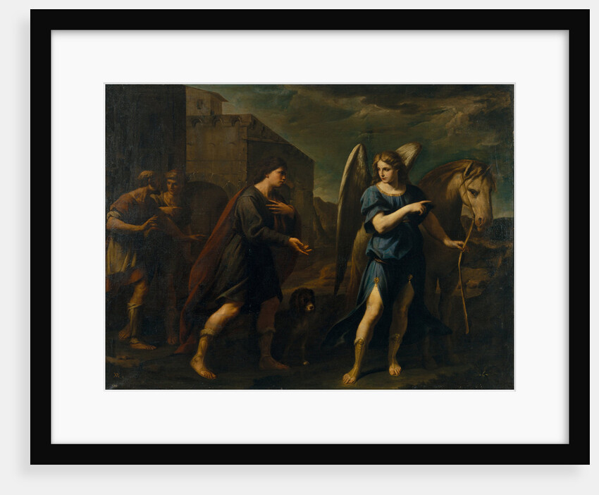 Tobias Meets the Archangel Raphael, c. 1640 by Andrea Vaccaro