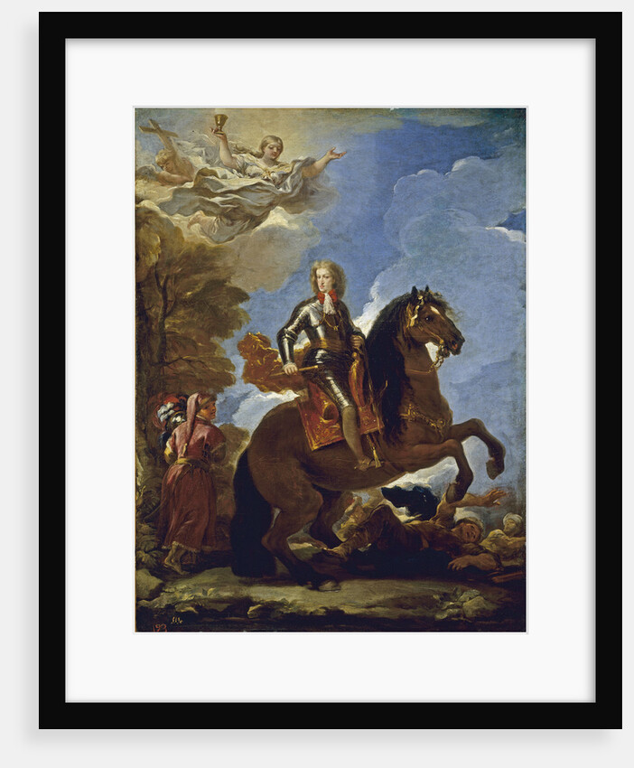 Equestrian Portrait of Charles II of Spain, before 1694 by Luca Giordano