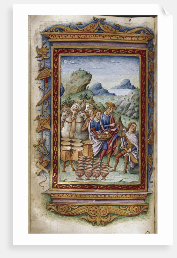 Achilles refusing gifts (Illustration for The Heroides by Ovid), 1485-1499 by Cristoforo Majorana