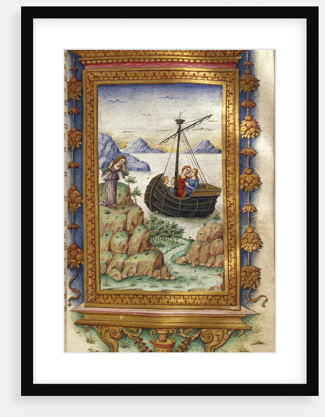Oenone grieving at the sight of Paris with Helen (Illustration for The Heroides by Ovid), 1485-1499 by Cristoforo Majorana