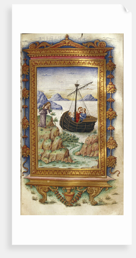 Oenone grieving at the sight of Paris with Helen (Illustration for The Heroides by Ovid), 1485-1499 by Cristoforo Majorana