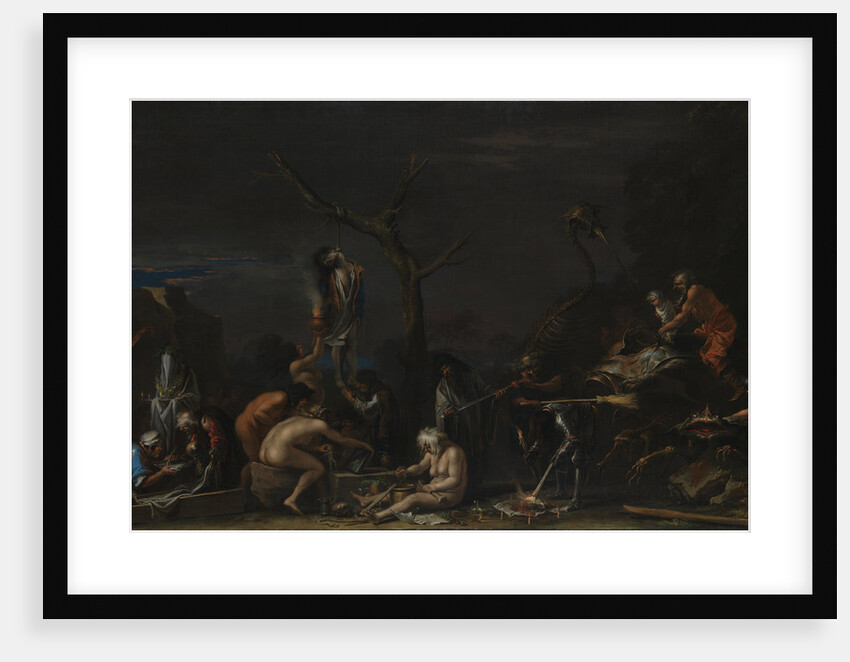 Witches at their Incantations, c. 1646 by Salvatore Rosa