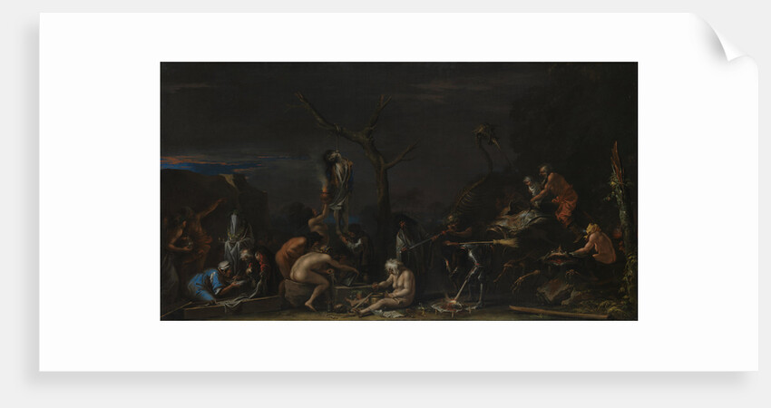 Witches at their Incantations, c. 1646 by Salvatore Rosa