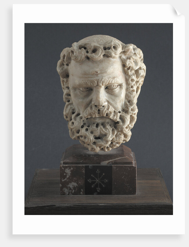 Head of a bearded Man, 1312-1314 by Giovanni Pisano