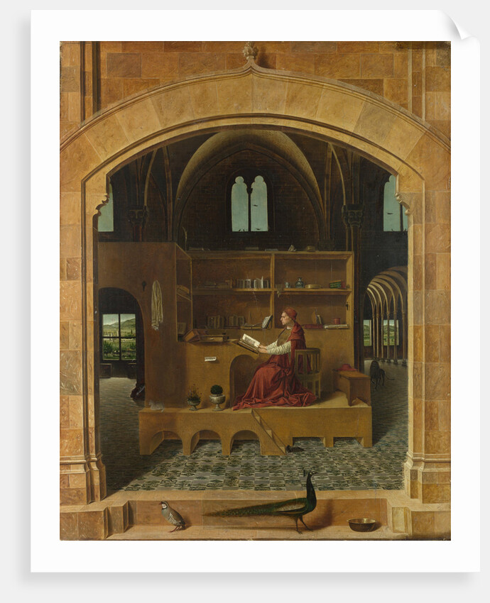 Saint Jerome in his Study, ca 1475 by Antonello da Messina