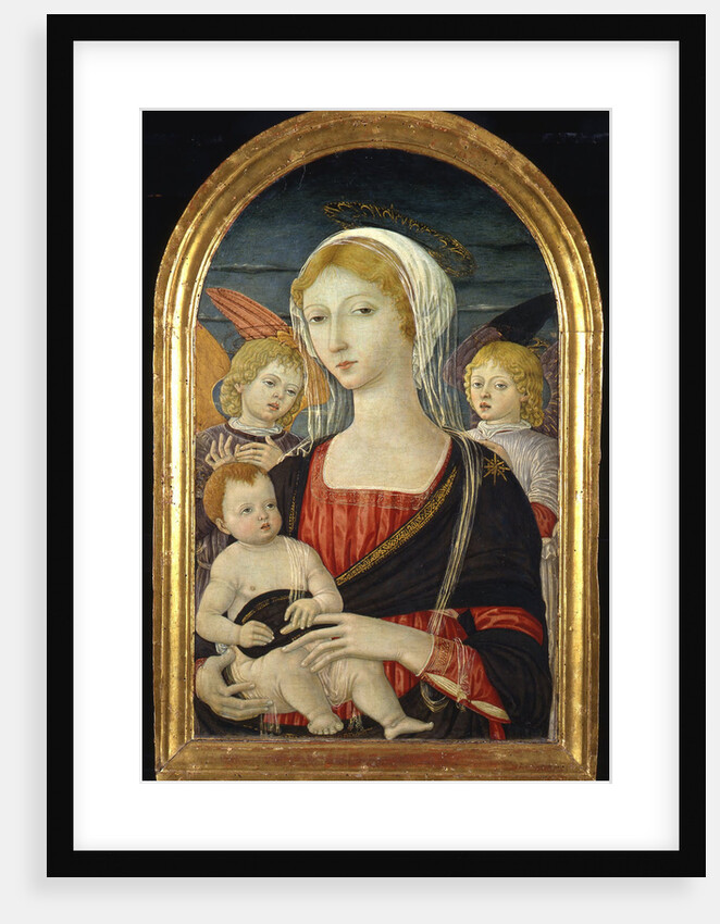 Madonna with Child and Angels, ca 1470 by Matteo di Giovanni