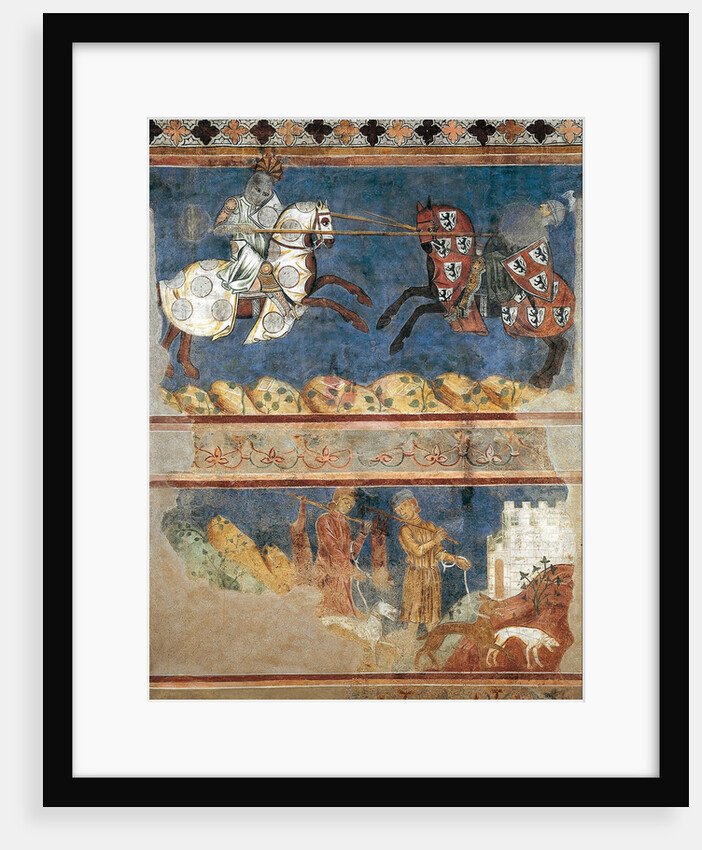 Tournament and Hunting Scenes, 1289 by Azzo di Masetto