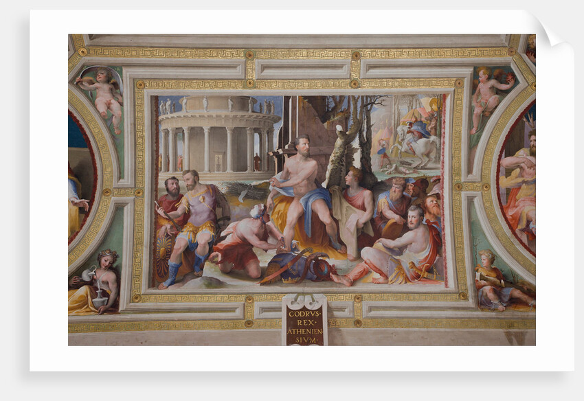 The Sacrifice of Codrus, King of Athens (Public Virtues of Greek and Roman Heroes), 1529-1535 by Domenico Beccafumi