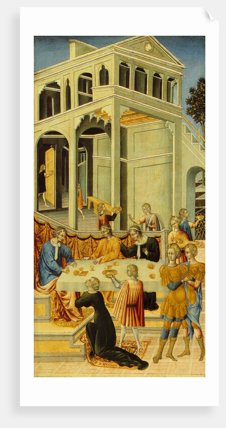 Salome Asking Herod for the Head of Saint John the Baptist, 1455-1460 by Giovanni di Paolo