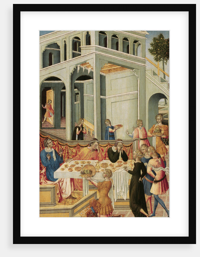 The Head of Saint John the Baptist Brought before Herod, 1455-1460 by Giovanni di Paolo