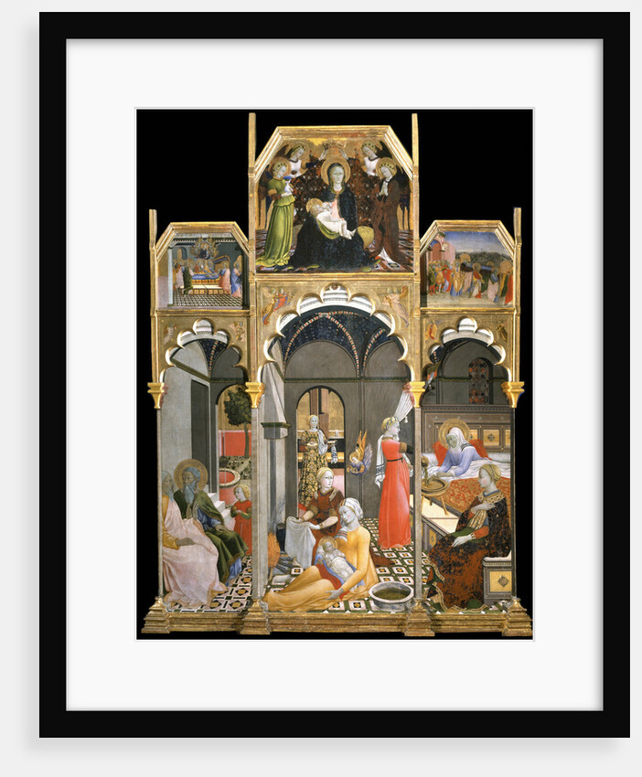 The Birth of the Virgin (Scenes from the Life of the Virgin), 1437-1439 by Sano di Pietro