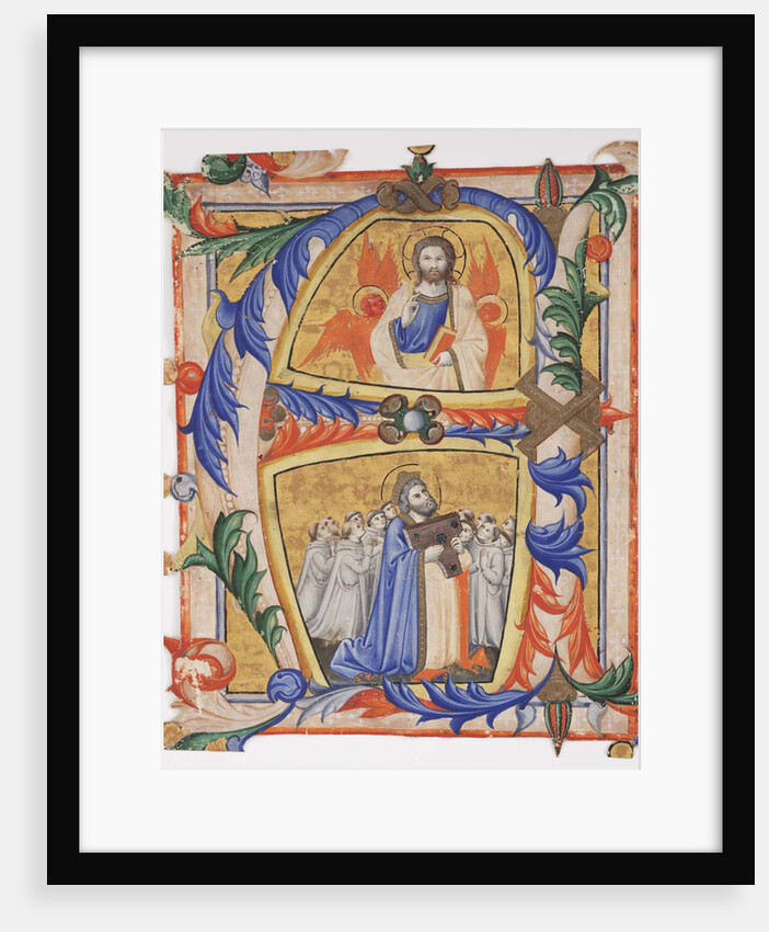 Christ appearing to David and a group of Camaldolese monks, 1390-1410 by Andrea di Bartolo