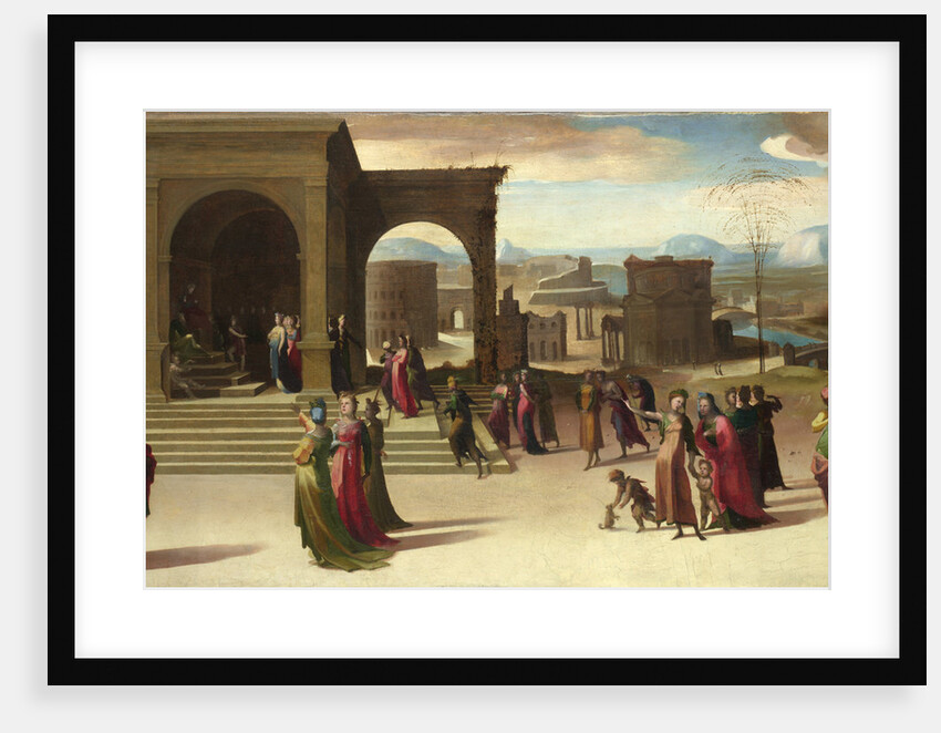 The Story of Papirius, Mid of 1520s by Domenico Beccafumi