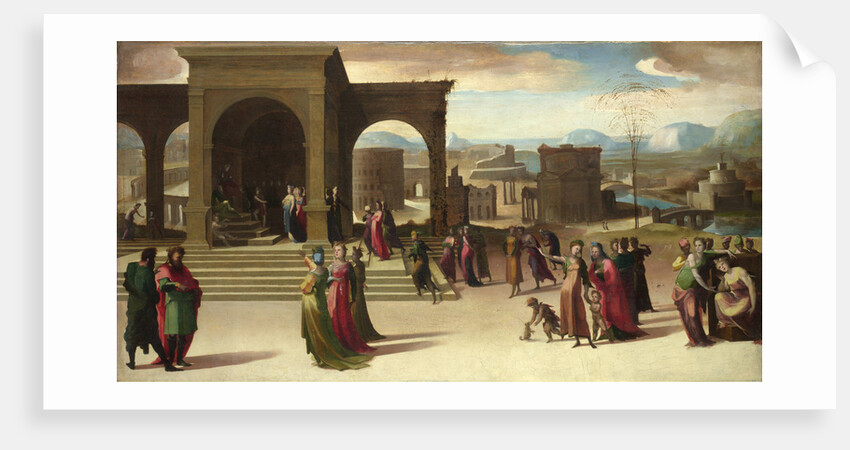 The Story of Papirius, Mid of 1520s by Domenico Beccafumi