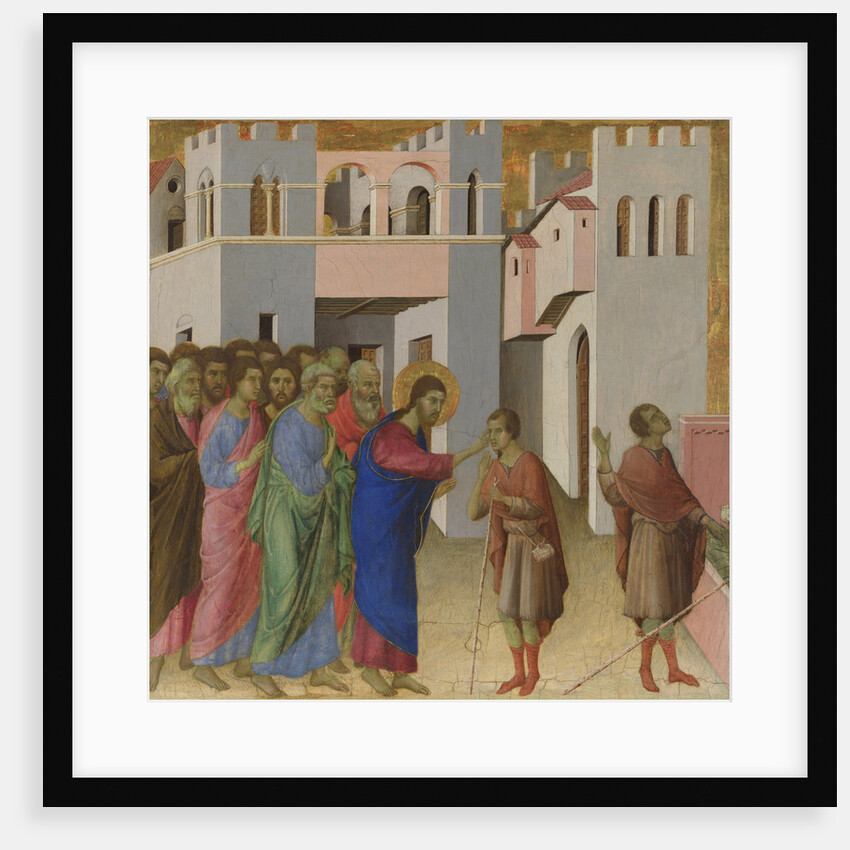 The Healing of the Man born Blind, ca 1308-1311 by Duccio di Buoninsegna