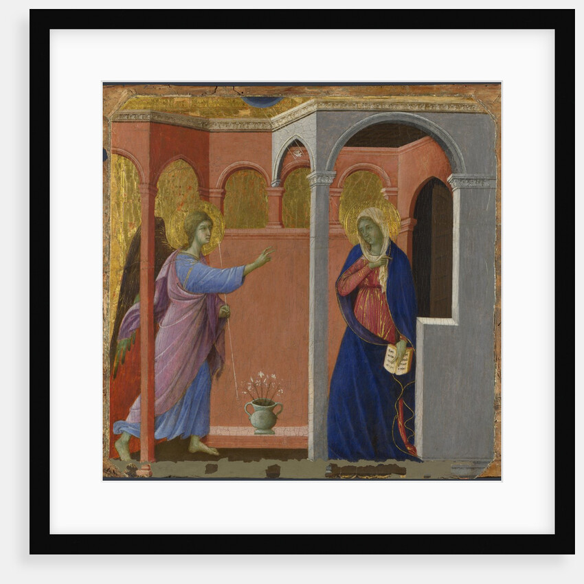 The Annunciation, ca 1308-1311 by Duccio di Buoninsegna