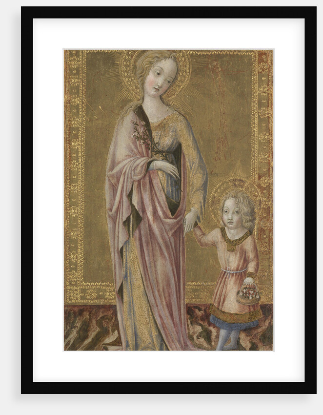 Saint Dorothy and the Infant Christ, ca 1460 by Francesco di Giorgio Martini