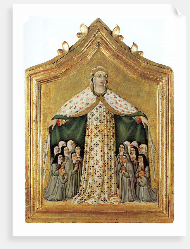 Madonna della Misericordia (Madonna of Mercy), 1440s by Sano di Pietro