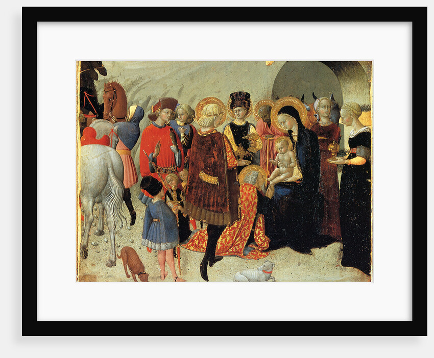 The Adoration of the Magi, ca 1435 by Sassetta