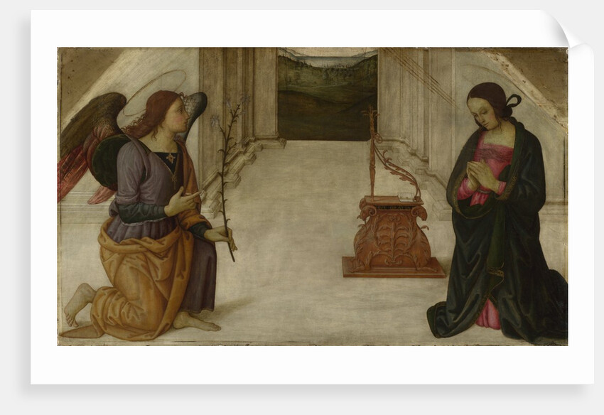 The Annunciation, Late 15th cen by Giannicola di Paolo