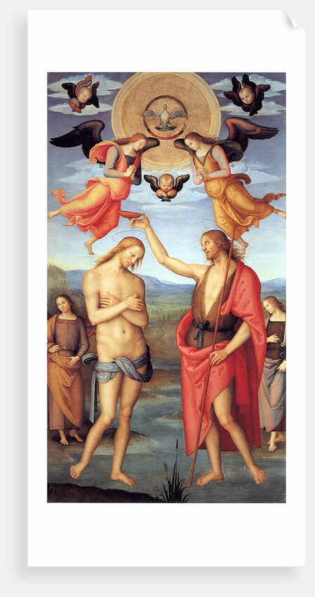 Baptism of Christ, c. 1512 by Perugino