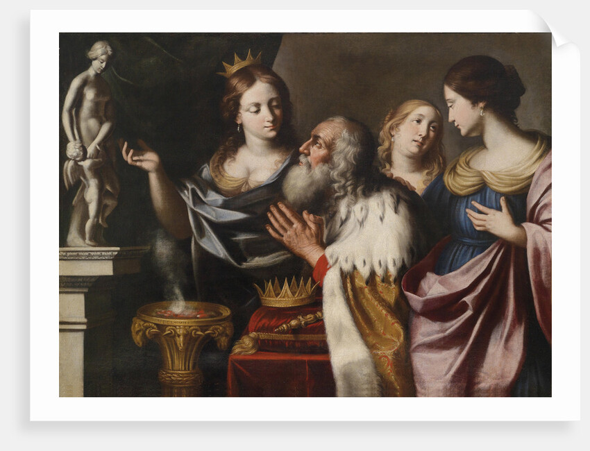 King Solomons wives lead him into idolatry by Giovanni Venanzi di Pesaro