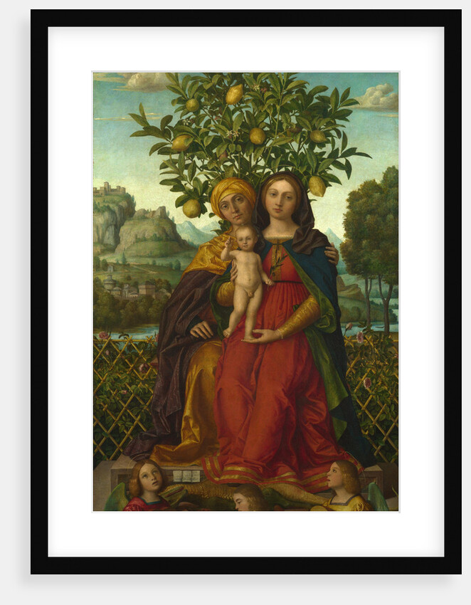The Virgin and Child with Saint Anne, ca 1510-1520 by Girolamo dai Libri