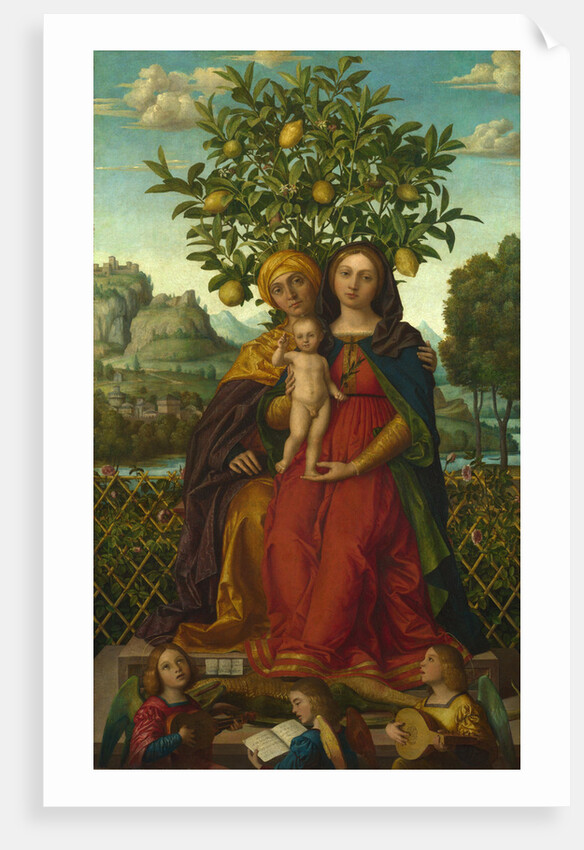 The Virgin and Child with Saint Anne, ca 1510-1520 by Girolamo dai Libri