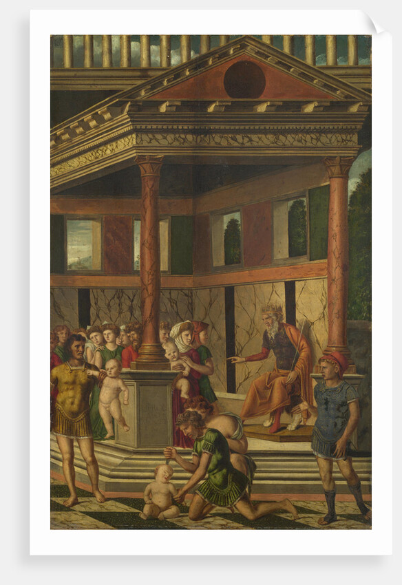 The Massacre of the Innocents with Herod, ca 1510-1520 by Girolamo Mocetto