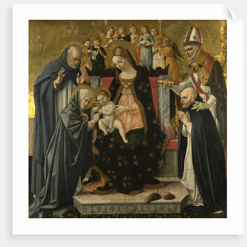The Mystic Marriage of Saint Catherine of Siena, c.1490-1495 by Lorenzo d'Alessandro