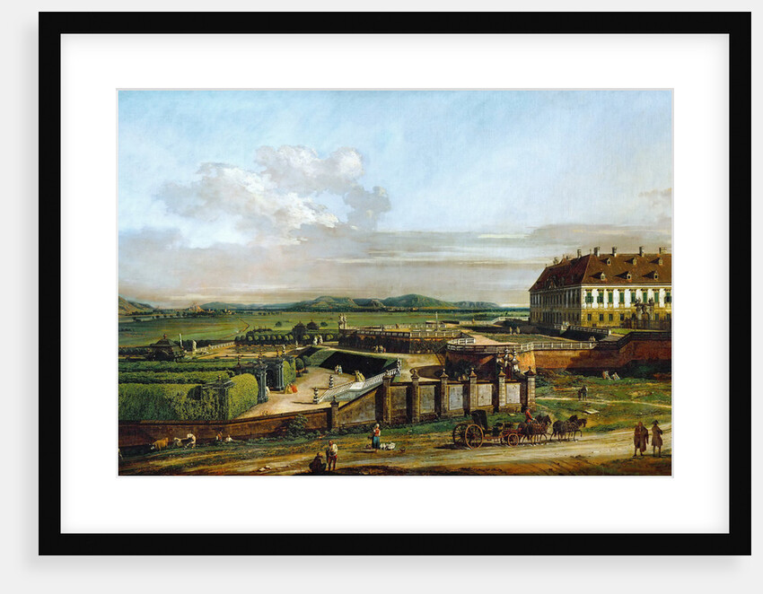 The Castle of Schlosshof seen from north, Between 1758 and 1761 by Bernardo Bellotto