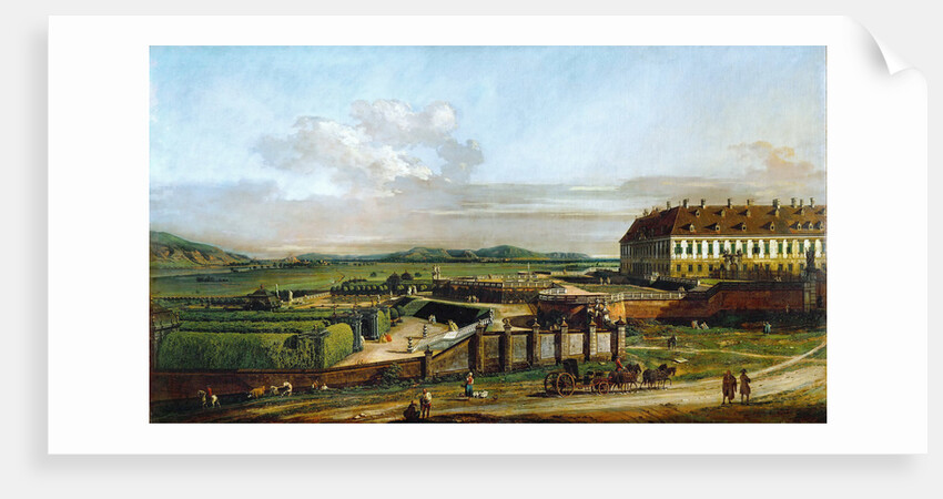 The Castle of Schlosshof seen from north, Between 1758 and 1761 by Bernardo Bellotto