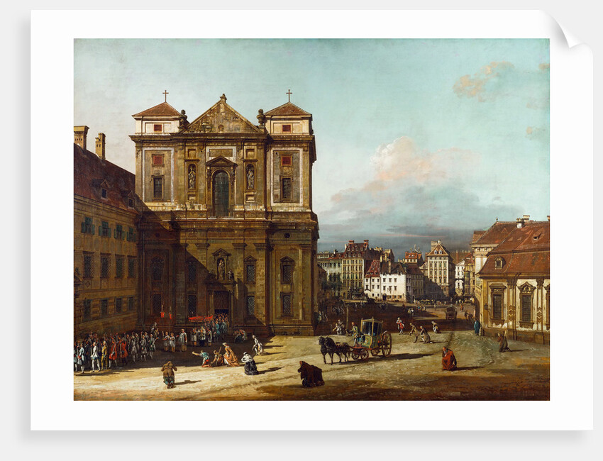 The Freyung iin Vienna, from the Northwest, Between 1758 and 1761 by Bernardo Bellotto