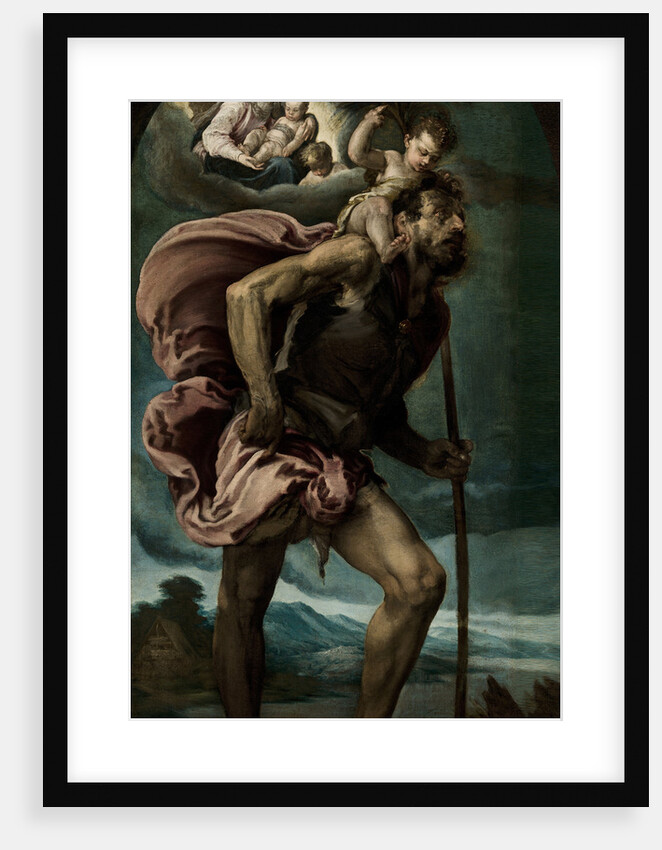 Saint Christopher, 1559 by Jacopo il vecchio Bassano