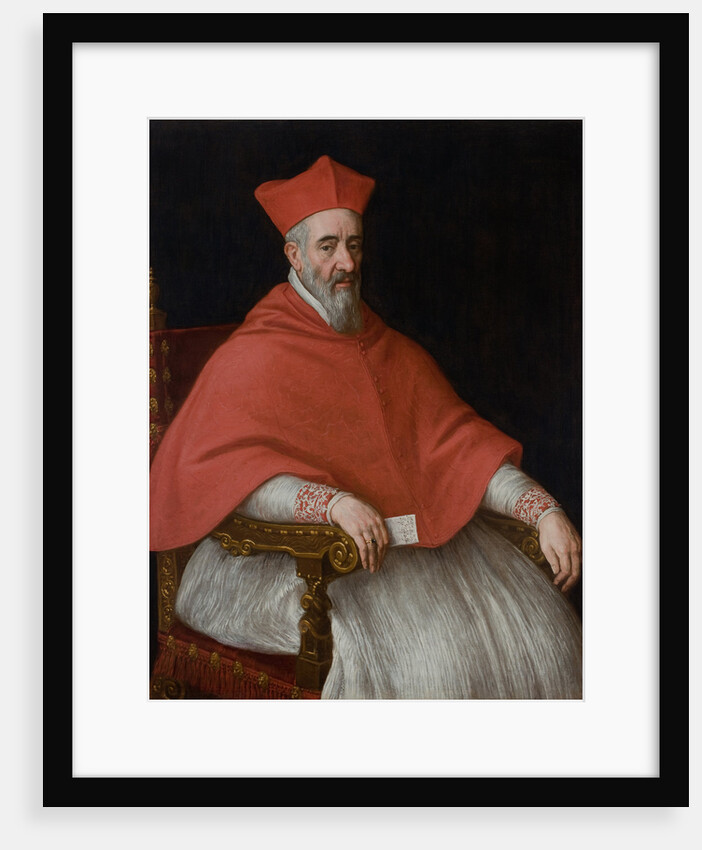 Portrait of a Cardinal Giovanni Dolfin by Leandro Bassano