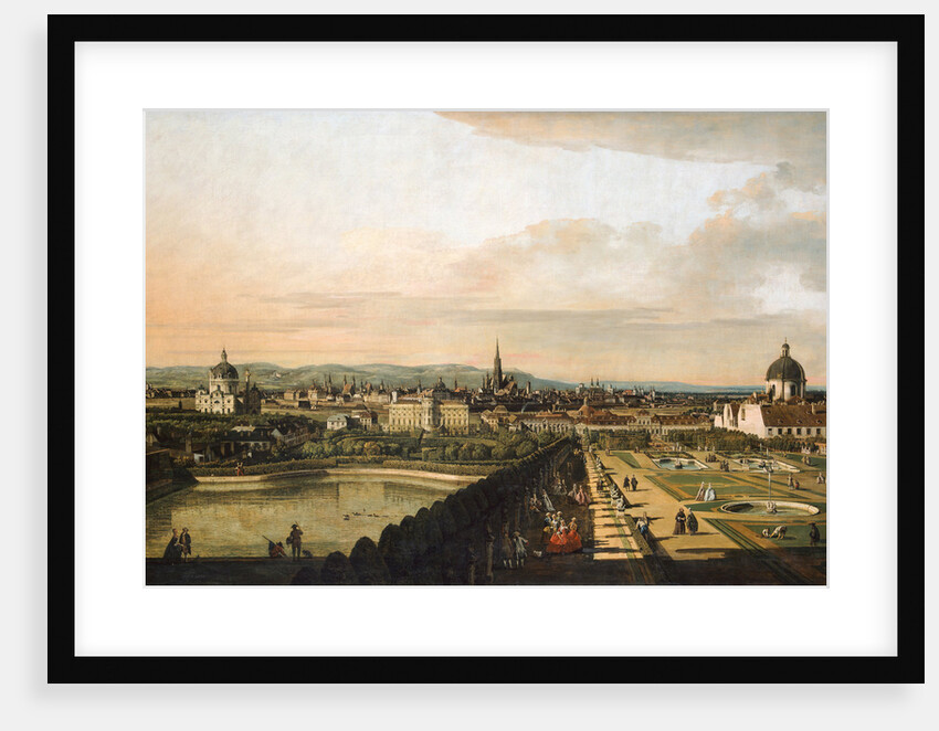 Vienna Viewed from the Belvedere Palace, 1759-1760 by Bernardo Bellotto