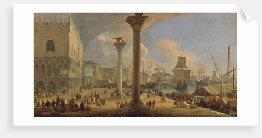 The Molo with the Ducal Palace, c. 1710 by Luca Carlevaris