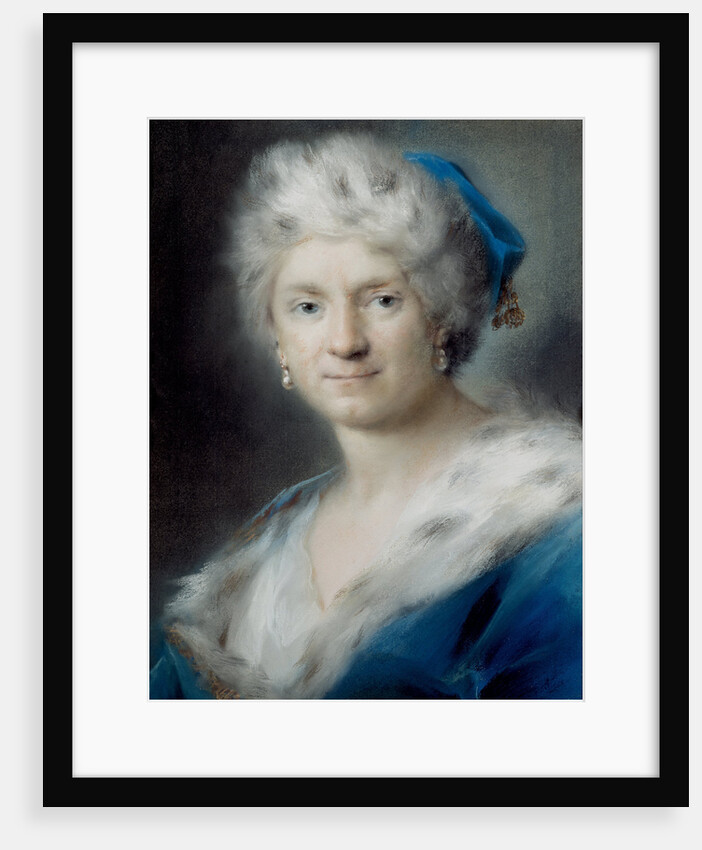 Self-Portrait as Winter, 1731 by Rosalba Giovanna Carriera