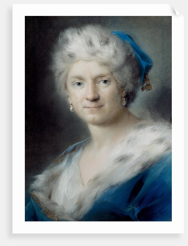 Self-Portrait as Winter, 1731 by Rosalba Giovanna Carriera